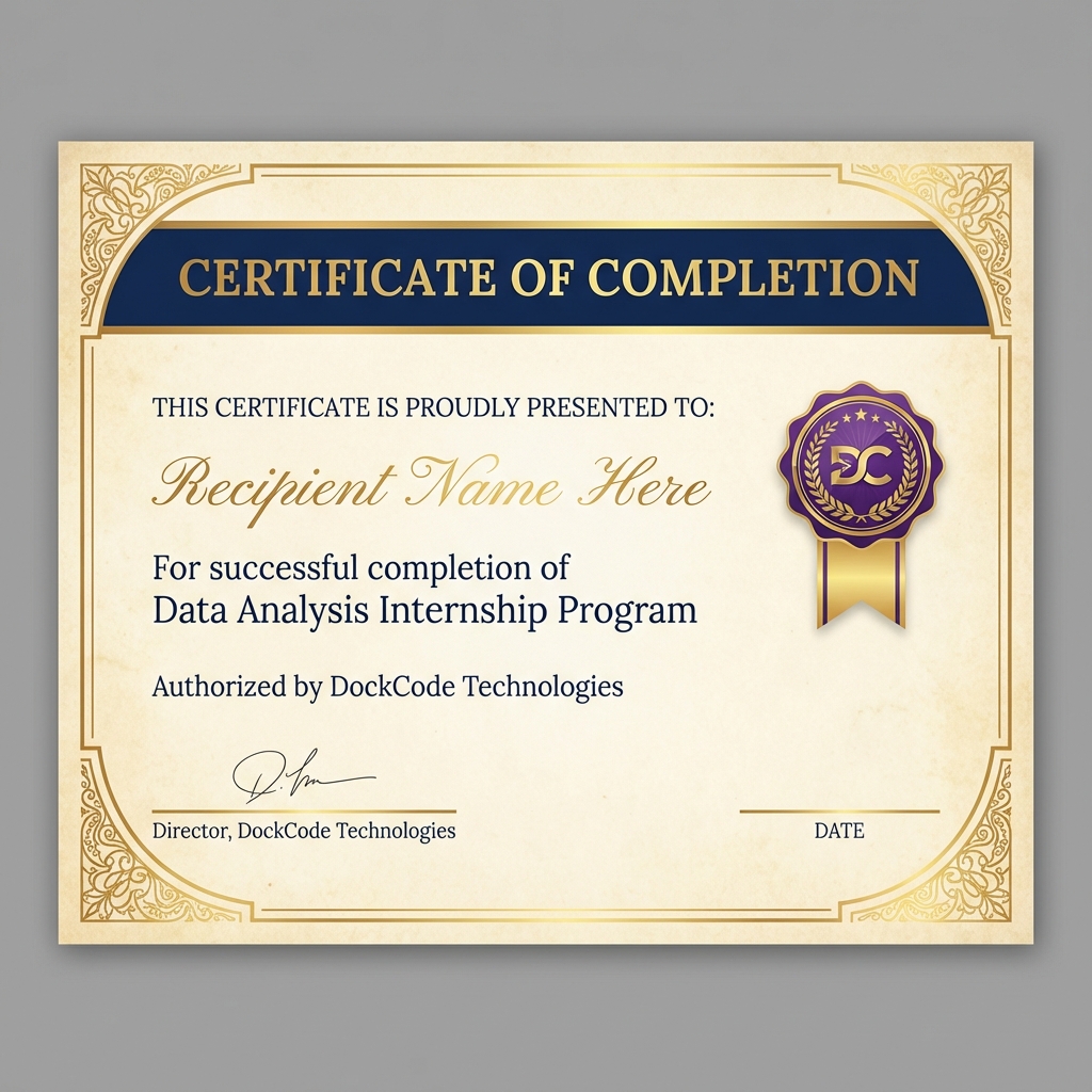 DockCode Certificate